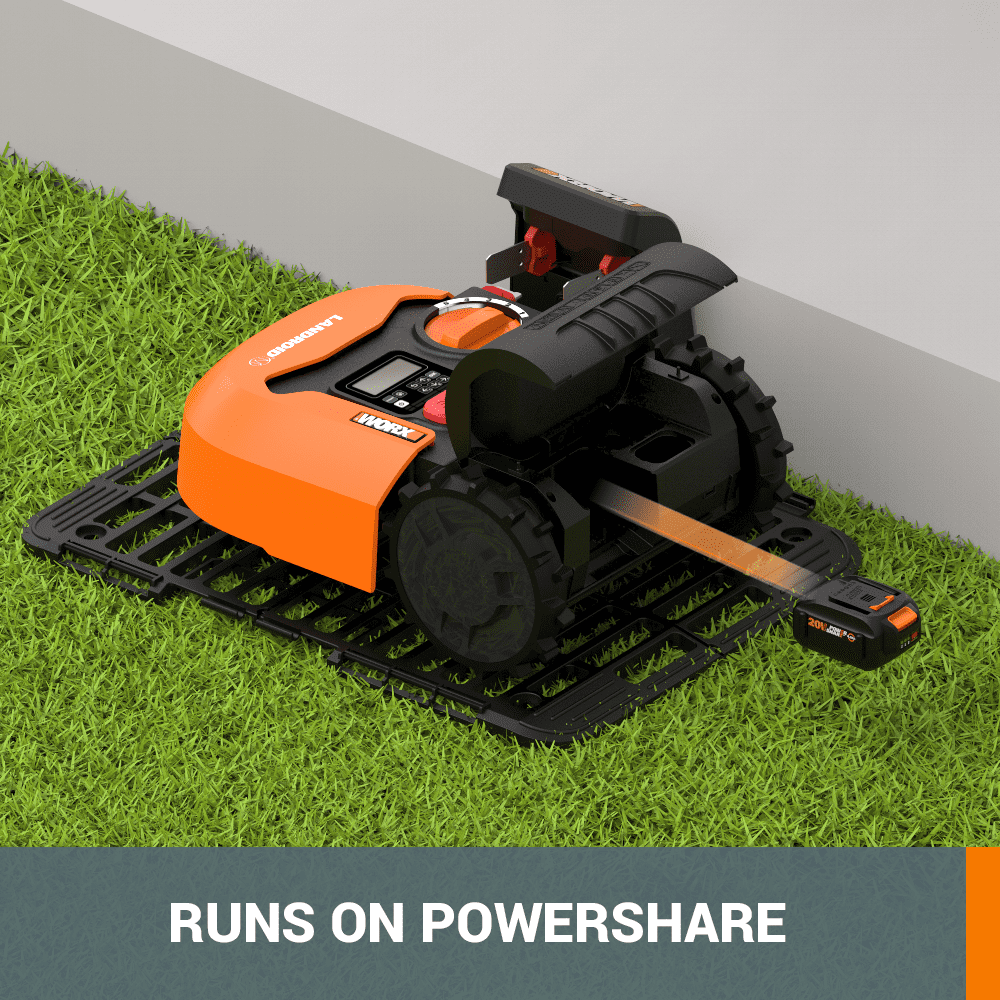 Worx WR140 7 Landroid M 20V 4.0Ah Power Share Robotic Lawn Mower (Battery  and Charger Included) 