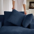 thumbnail image 2 of Oversized Chaise Lounge Chair Indoor, Corduroy Upholstered Modern Sofa Couch,No Assembly Required,Comfy Sleeper Sofa for Living Room,Office&nbsp;, 2 of 7