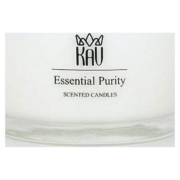 Scented Candles 85g – KAV Essential Purity Home Decor Natural Aromatherapy Premium Scent Candle for Home Women Men, Soy Wax and Essential Oils (Fresh Spring)