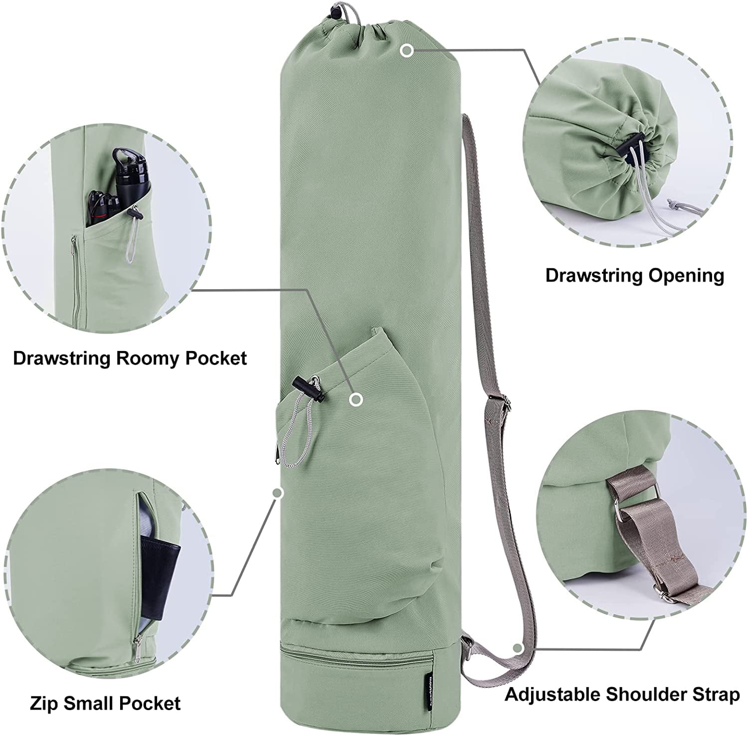 Yoga Mat Bag & Water Bottle Holder – Premier Yarns