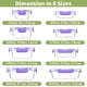thumbnail image 2 of HOMBERKING Juego de 8 contenedores de vidrio para alimentos, sin BPA, 2 of 7