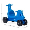 thumbnail image 4 of CarePlay 2-in-1 Puppy Push & Ride On Toy, Indoor & Outdoor Use, 50 lb Capacity, Blue, 4 of 9
