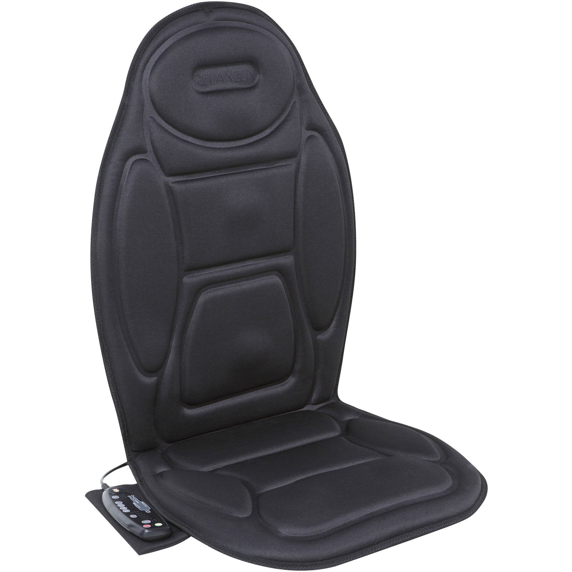 Relaxzen 6 Motor Seat Cushion Massager with Heat - Walmart.com