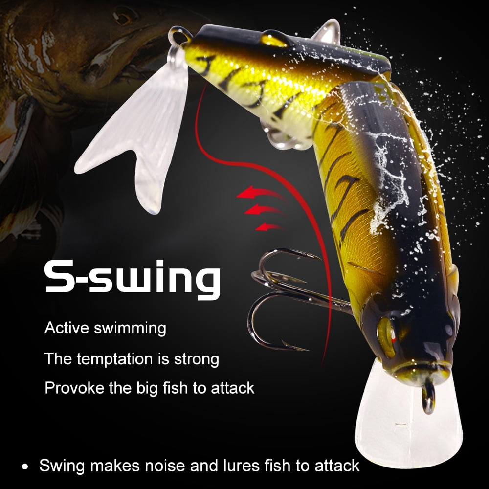HENGJIA Fishing Lures 10PCS Multi Jointed Fish Fishing Kits Slow Sinking Lifelike Swimbait Freshwater and Saltwater for Trout Bass Lures
