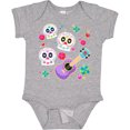 thumbnail image 3 of Inktastic Day of the Dead Owl Sugar Skulls and Guitar Boys or Girls Baby Bodysuit, 3 of 5