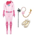 thumbnail image 2 of Vestidos de princesa melocotón para niñas, cosplay de película, mono rosa, uniforme de actuación, ropa para niños, trajes de fiesta de cumpleaños y Carnaval zhangyuxiang unisex, 2 of 2
