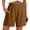 Brown, variant on Kelon Casual Shorts for Women Casual Elastic High Waisted Wide Leg Beach Shorts with Pockets, Cute Dressy Comfy Trendy Lounge Vacation Clothes, 2026 New Fashion Collection Basic High Waisted Shorts
