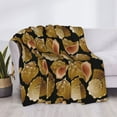 thumbnail image 4 of Throw Blanket for Couch - Sea Shells Soft Comfy Lightweight Cozy Warm Throw Blanket, Fuzzy Plush Flannel Blanket & Throws for Sofa and Bed All Season, 4 of 8