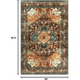 thumbnail image 2 of Washable Runner Rug x Boho Vintage Hallway Rug Runner with Rubber Backing Stain Low Pile Faux Wool Distressed Carpet Runner for Bedroom Kitchen Laundry Entrance, 2 of 9