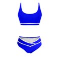 thumbnail image 4 of Summer Bathing Suits for Women Sport Swimsuits for Women Two Piece Bathing Suits Beach Swim Suits 2 Piece Swimsuit Clearance for Women, 4 of 7