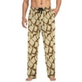 thumbnail image 4 of Bread Slices Men's Pajama Pants with Pocket Lounge Pants Pajama Sleep Pant Pj Comfortable, 4 of 7