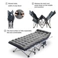 thumbnail image 3 of NAIZEA Folding Camping Cot With Mattress For Adults,Lightweight Folding Bed With Carry Bag For Office Nap And Beach Vocation, 3 of 7