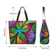 thumbnail image 5 of Fotbe Multicolored Beautiful Flower Bolsa Tote Estética de Lona con Estampado para Mujer - Bolsa Reutilizable de Hombro Casual para Vacaciones, Compras, Trabajo y Gimnasio, 5 of 8