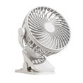 thumbnail image 3 of Sahpxhe Portable Rechargeable Clip-On Fan, 3 Speed Personal Cooling Fan for Office, Dorm and Study White, 3 of 6