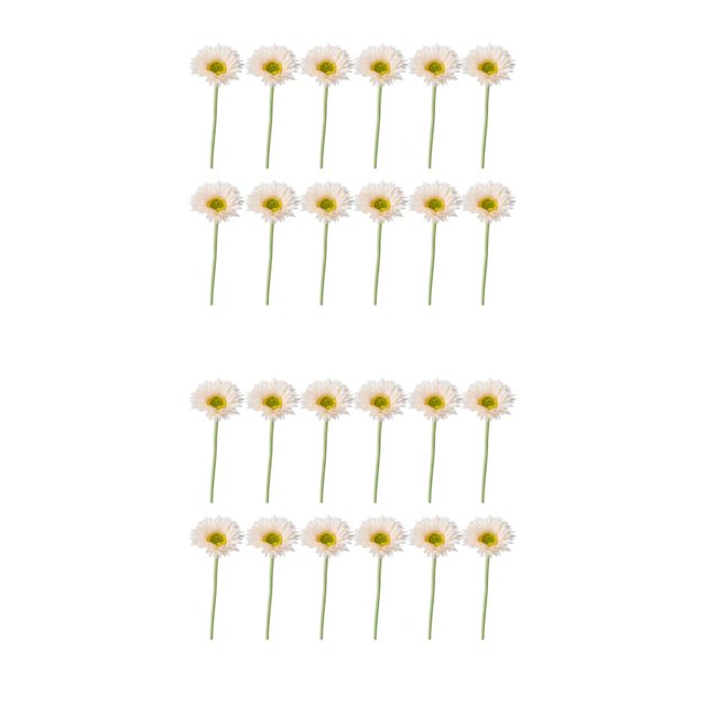 Ounissouiy 12 piezas de flores artificiales ramo falso hogar jardín boda rama única negocio decorativo DIY Color champán Color champagne 2Conjunto