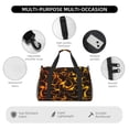 thumbnail image 4 of Fuzoiu Orange Lightning Print Travel Duffle Bag,Carry On Tote Bags,Duffel Bag,Sport Gym Bag, Hospital Bag for Labor and Delivery, Overnight Bag,Luggage Bag, 4 of 7