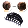 thumbnail image 2 of 1pc Hair Claw Wingless Clip Simple Large Hair Claw Clamp for Women Girls (Black), 2 of 3