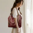 thumbnail image 4 of Bolsos de mano para mujer, bolsos de piel suave, bolso de hombro para mujer de gran capacidad, bolso de mensajero para desplazamientos diarios, bolso de mano versátil de alta calidad, 4 of 5