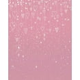 thumbnail image 2 of ABPHOTO Polyester 5x7ft Sweet Baby Shower Backdrop Pink String Hearts Bokeh Twinkle Spots Sparkle Sequins Romantic Wedding Photography Background for Girls Lover Party Decoration Photo Studio Props, 2 of 3