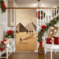 thumbnail image 6 of LUUFILx Egyptian Themed Desert Pyramid Scene Backdrop Banner Party Decorations, 6 of 7