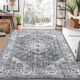 thumbnail image 1 of 2025 New Washable Runner Rug, 5 x 7 (8 x 10, 9 x 12) Feet Hallway Rug Runner Long Entryway Rug, Low-Pile Accent Rug for Bedroom, Non-Slip Soft Carpet Runner Throw Rugs for Bathroom Laundry Room, 1 of 7