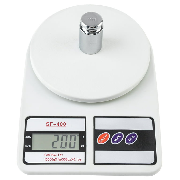 Food Scale, 22lb Digital Kitchen White Scale Weight Grams and oz for C –  Skonyon
