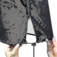 thumbnail image 3 of Waterproof And Dustproof Outdoor Table Tennis Table Cover - 165x70x185cm (black), 3 of 5