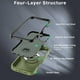 thumbnail image 5 of Funda Case MYBAT Maverick Mag clip para iPhone 16 PLUS - Verde con mica, 5 of 6