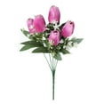 thumbnail image 1 of Simulated Tulip Bouquet Artificial Tulips Flowers Wedding Bouquets With Ribbons Decor Wedding Centerpieces Decoration, 1 of 5