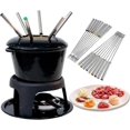 thumbnail image 2 of Fourchettes à Fondue en Acier Inoxydable avec Manche Résistant à la Chaleur pour Fromage Chocolat Fondue Rôtissage Guimauves Viande, 2 of 4