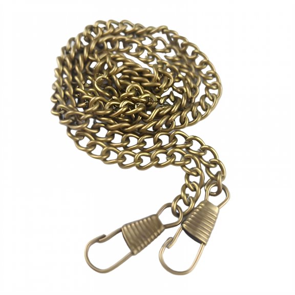 GASTROPOD Purse Strap,Bead Buckle Purse Chain,Slim Chain Purse Strap,47"