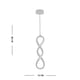 thumbnail image 5 of Lámpara Candil Colgante LED Spiral Luxica Lighting Cromo, 5 of 5