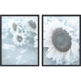thumbnail image 1 of PixonSign Framed Wall Art Collage Print Gallery Set Closeup of Sunflower in Field Botanical Plants Photography Realism Modern Relax/Calm Multicolor for Living Room, Bedroom, Office - 12"x16"x2 BLACK, 1 of 6