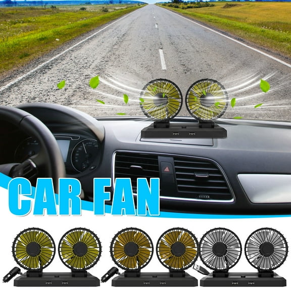 XGFHYJEH Car Fan, Fan for Car, Portable Fan for Car, Car Fan for Dashboard, Usb Fan for Car, Car Fans that Blow Cold Air, Car Fans for Cooling inside a Car