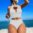 thumbnail image 2 of MSJUHEG Push Up,Bikini Sets for Women,Full Coverage Swimsuits for Women,Tie Bikini Sets for Women,Summer Swimsuit,Strapless Swimsuits for Women,Summer Bikinis White XL, 2 of 6