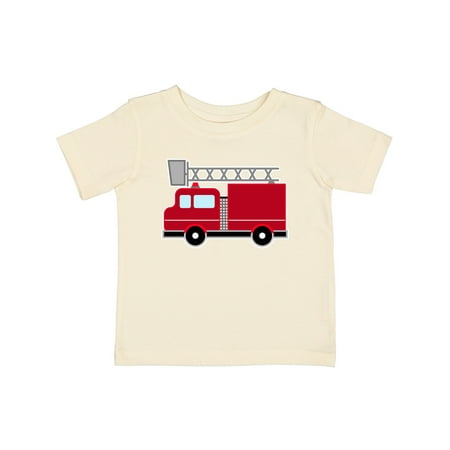 

Inktastic Red Firefighter Fire Truck Gift Baby Boy or Baby Girl T-Shirt