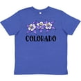 thumbnail image 3 of Inktastic Colorado Columbine Flowers Youth T-Shirt, 3 of 5