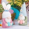 thumbnail image 5 of Dopebox Easter Decorations Gnomes with Easter Eggs Plush Toys Faceless Doll Party Decorations for Home Decor Party Supplies, Easter Gnome Bunny Faceless Plush Doll Decor with Easter Egg (Green), 5 of 8
