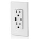 thumbnail image 4 of Cargador de pared USB Leviton T5633-W tipo A y tipo C 15A, 4 of 5