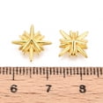 thumbnail image 3 of 100pcs Alloy Cabochons Epoxy Resin Supplies Filling Accessories for Resin Jewelry Making Star Cadmium Free & Lead Free Golden 12.5x12.5x3mm, 3 of 3