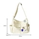 thumbnail image 4 of Bolso Mensajero Gran Capacidad Bsvklp con Insignias Múltiples en El hombro para Viajes y oficina, 4 of 9
