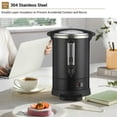 thumbnail image 6 of Emorefun Coffee Dispenser with Tap, 100 Cups Stainless Steel Hot Water Urn for Parties, Catering, Weddings, Buffets, Black, 6 of 8