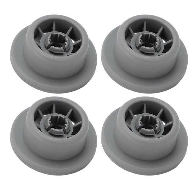 Dishwasher Lower Rack Wheel, 4PCS 165314 Wide Compatibility Plastic Material Lower Basket Rail Wheels for Neff