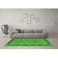 thumbnail image 3 of Ahgly Company Indoor Square Oriental Green Traditional Area Rugs, 8' Square, 3 of 4