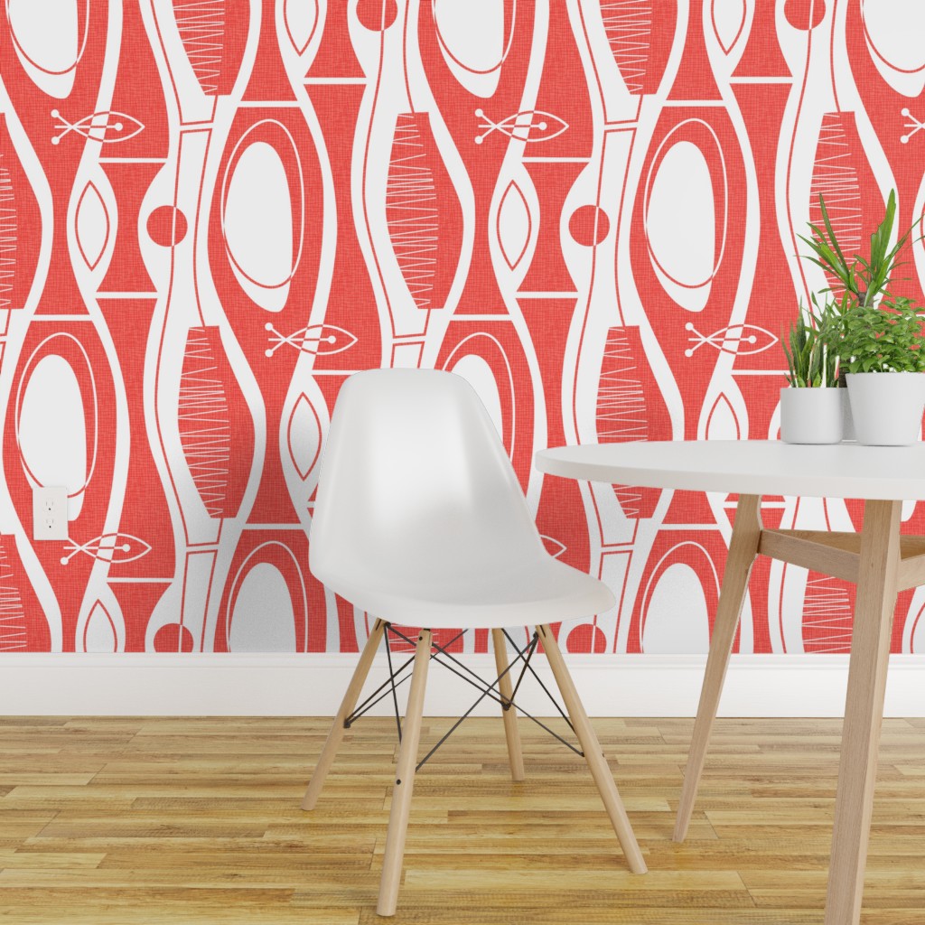Directions White Mint /& Coral \u2022 Easy to Apply Removable Peel /'n Stick Wallpaper Ships FREE!