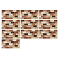 thumbnail image 1 of Clearance! 1Set 10PC 3D Crystal Tile Sticker Self Adhesive DIY Tile Wall Sticker, 1 of 9