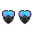 thumbnail image 1 of 2Pc Goggles Ski Goggles For Outdoor,Plastic Pink, 1 of 5
