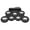 Black, variant on WINDLAND Drum Set with Headphone Jacks Built-in Speaker Drum Pedals Drum Sticks Drum Pads