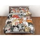 thumbnail image 3 of Juego de Funda Nórdica Infantil Gatos Graciosos, Ropa de Cama Infantil, Dormitorio Infantil, Ropa de Cama, 3 of 4