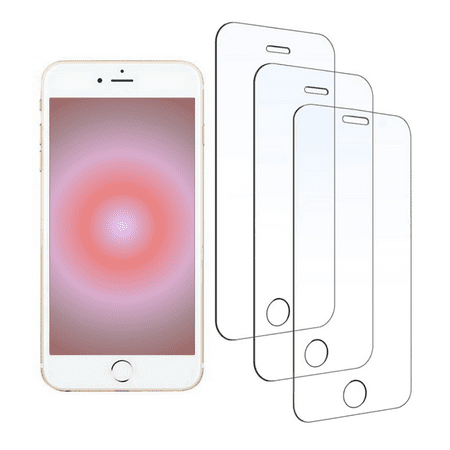 3 PACK BLUUMTEK Screen Protector For iPhone 8 Tempered Glass Screen Protector (4.7 Inch)